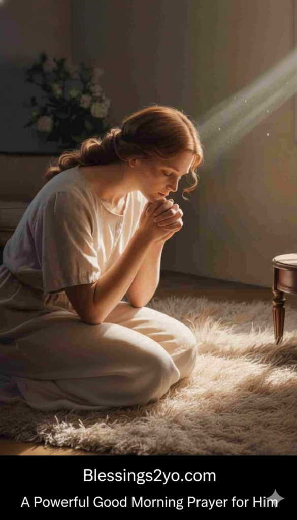 A Powerful Good Morning Prayer for Him (General Blessing)