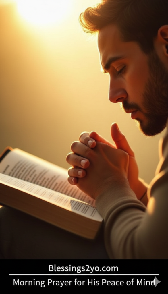 Morning Prayer for His Peace of Mind