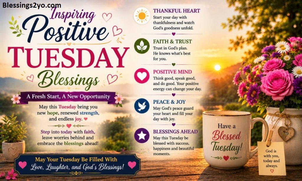 Read more about the article Tuesday Blessings for Family & Friends Heartfelt Words That Matter