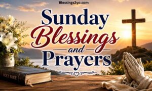 Read more about the article Sunday Blessings Uplifting Bible Verses for Faith, Strength, and Encouragement