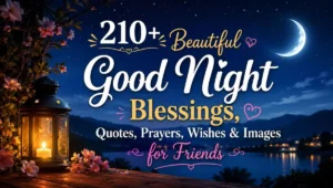 Read more about the article Short Good Night Blessings Filled with Love, Hope, and Comfort