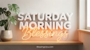 Read more about the article Saturday Morning Blessings for Happiness, Success and Peace