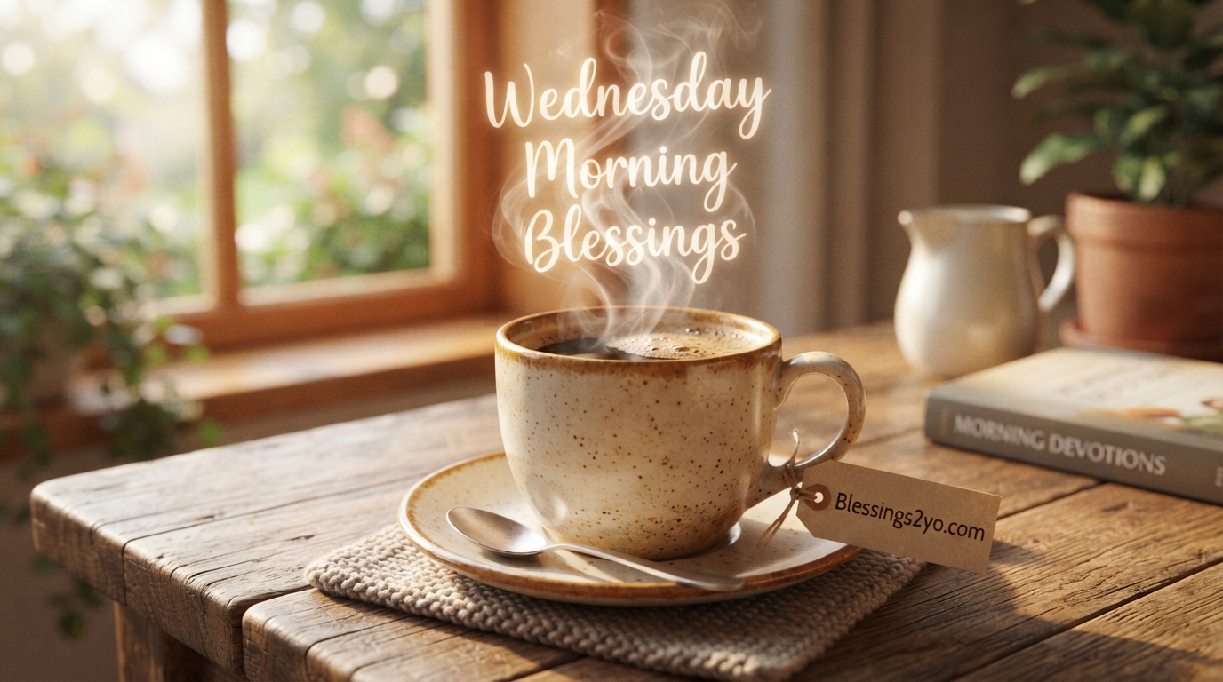 You are currently viewing Wednesday Morning Blessings, Prayers and Wishes for Peace, Joy and Success