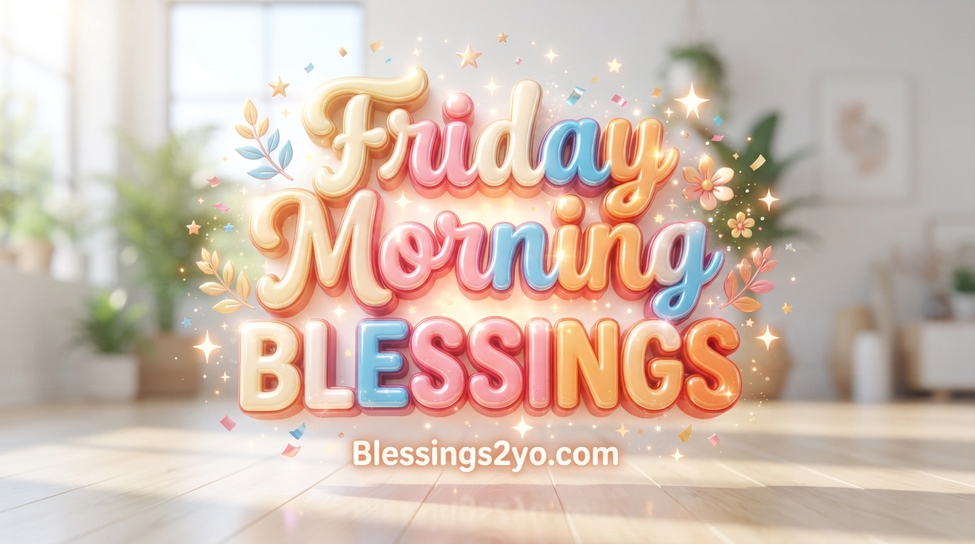 You are currently viewing Friday Morning Blessings for a Blessed Day Inspiring Prayers & Wishes