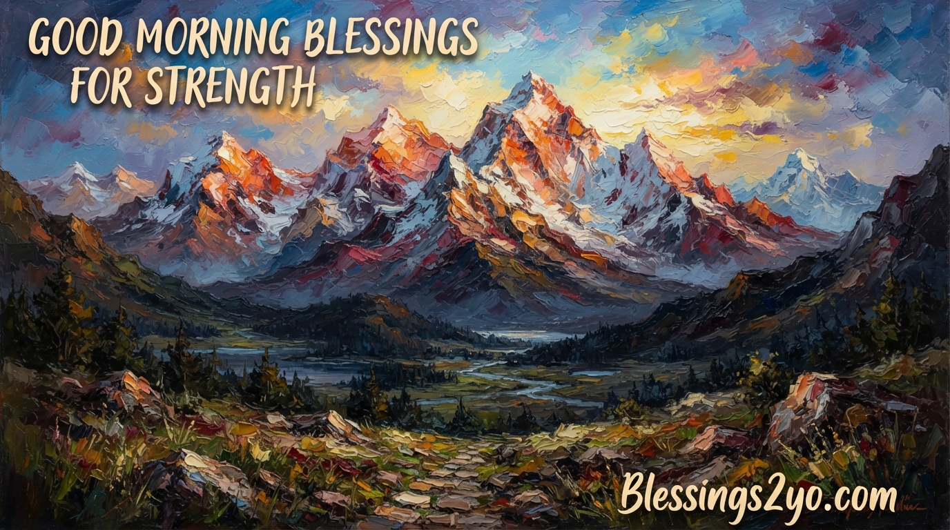 You are currently viewing Good Morning Blessings for Strength, Courage, Faith and Peace