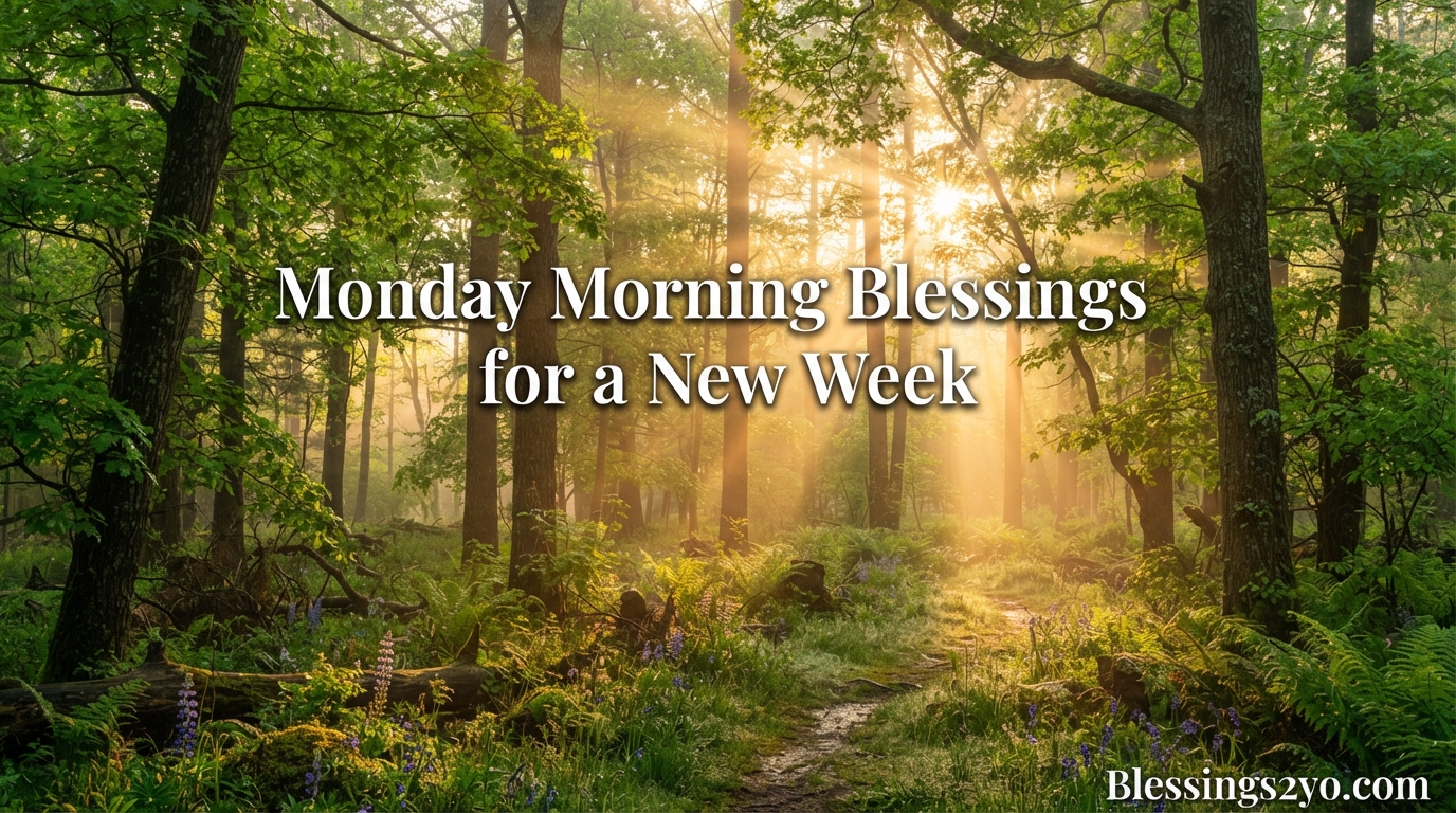 You are currently viewing Monday Morning Blessings for a New Week Powerful Prayers for a Fresh Start