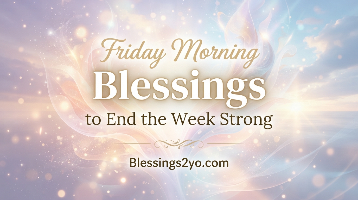 Read more about the article Friday Morning Blessings to End the Week Strong With Hope and Prayer